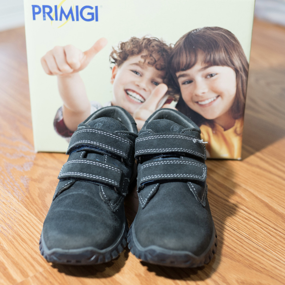 Primigi Bailey Navy Suede Velcro Sz 2 (Little Kid)